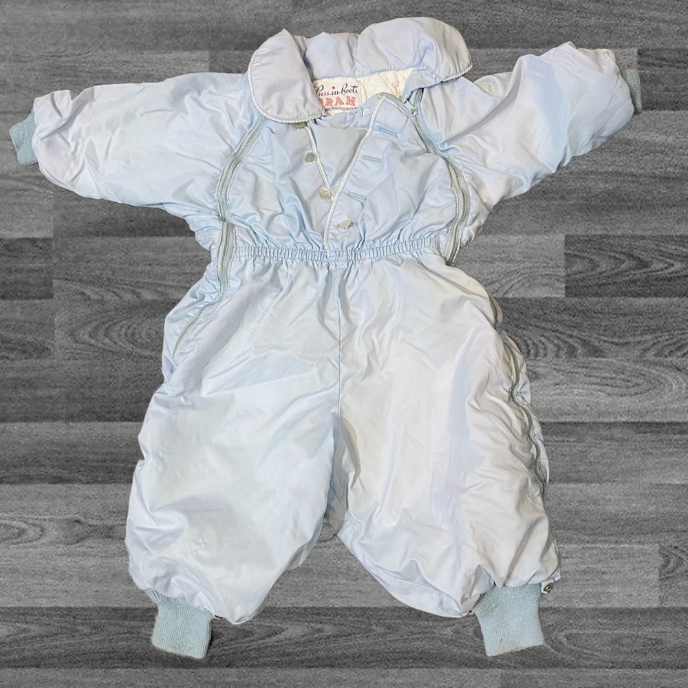 70s-80s Vintage Toddler Snowsuit by Puss In Boots PRAM